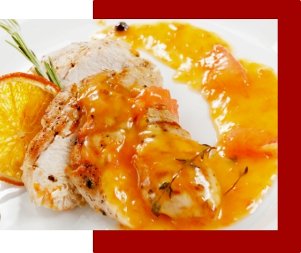 Filé de Frango ao Molho de Laranja