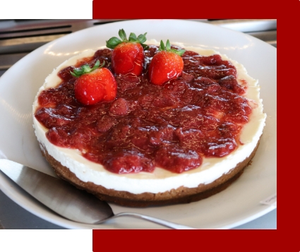 Torta de Morango com Champanhe